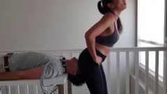Helpless Slut Sucks Up Farts Through Yoga Pants (trailer)