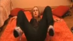 Panther Seductive Farts In Ebony Tight Jeans